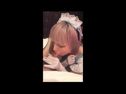 ❤️ Japanese Idol [mayuka], pakaian pembantu rumah Perancis, bahagian 1, blowjob dan jerk dengan losyen ❤ Video dubur pada kami ❌